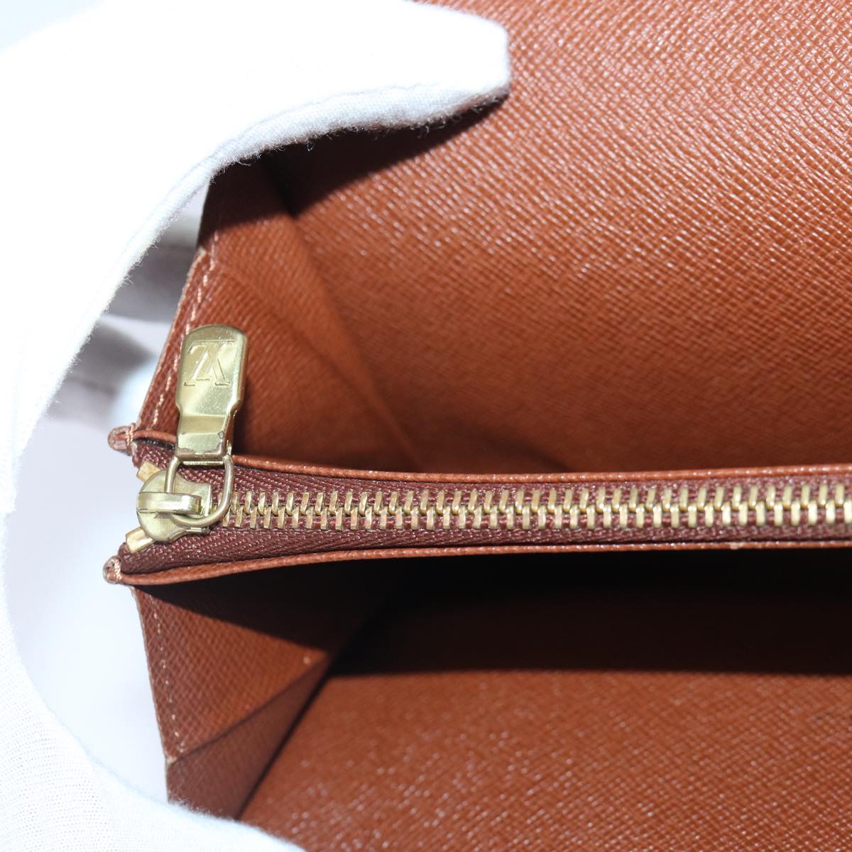 Louis Vuitton Sarah Brown Canvas Wallet