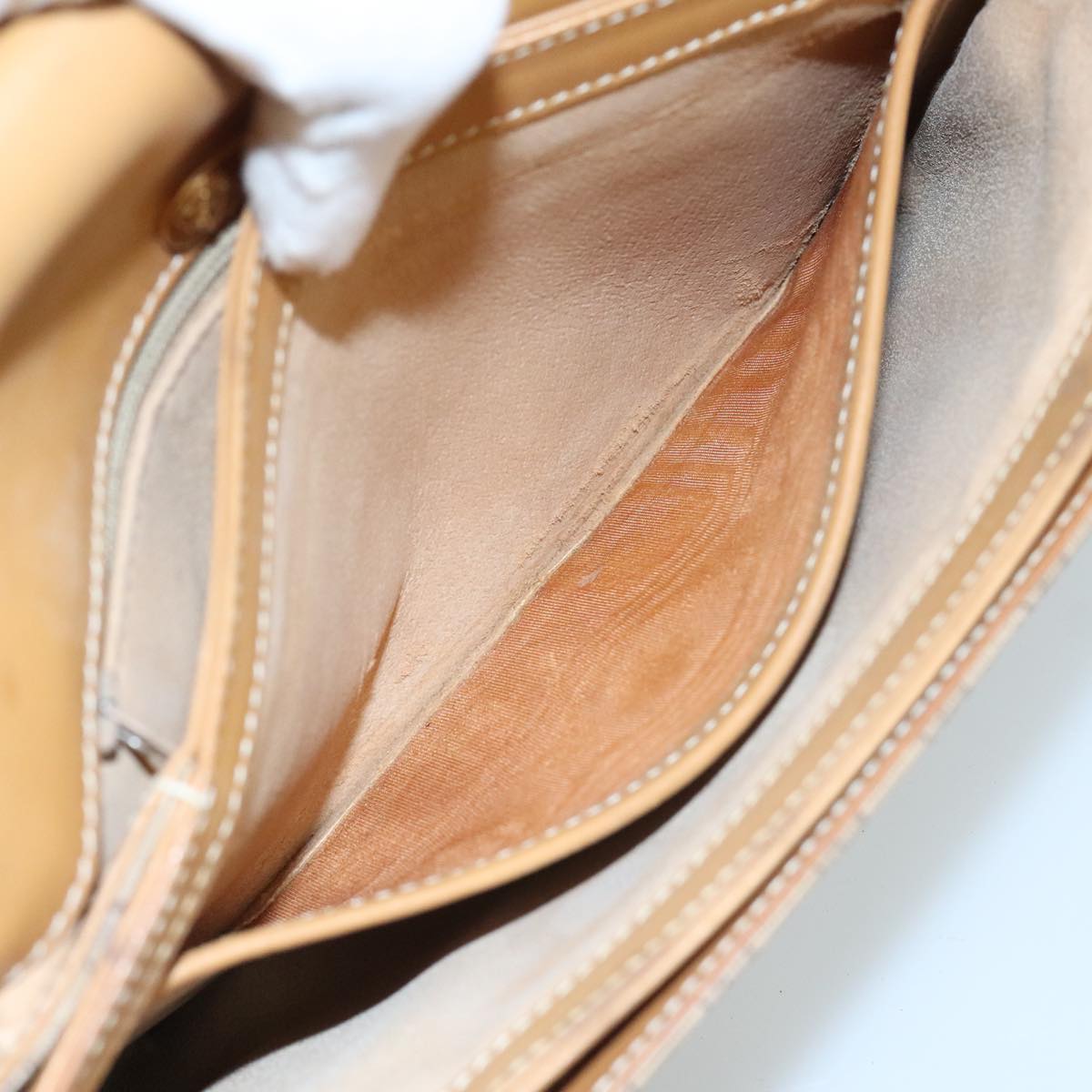Gucci Beige Canvas Shoulder Bag