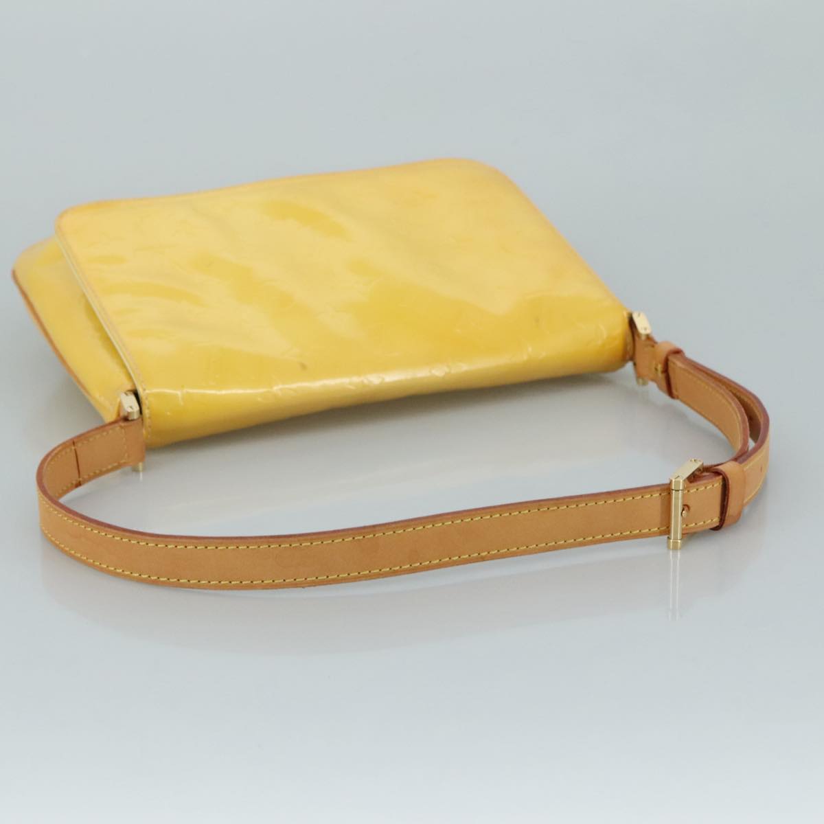 Louis Vuitton Thompson Street Yellow Patent Leather Shoulder Bag