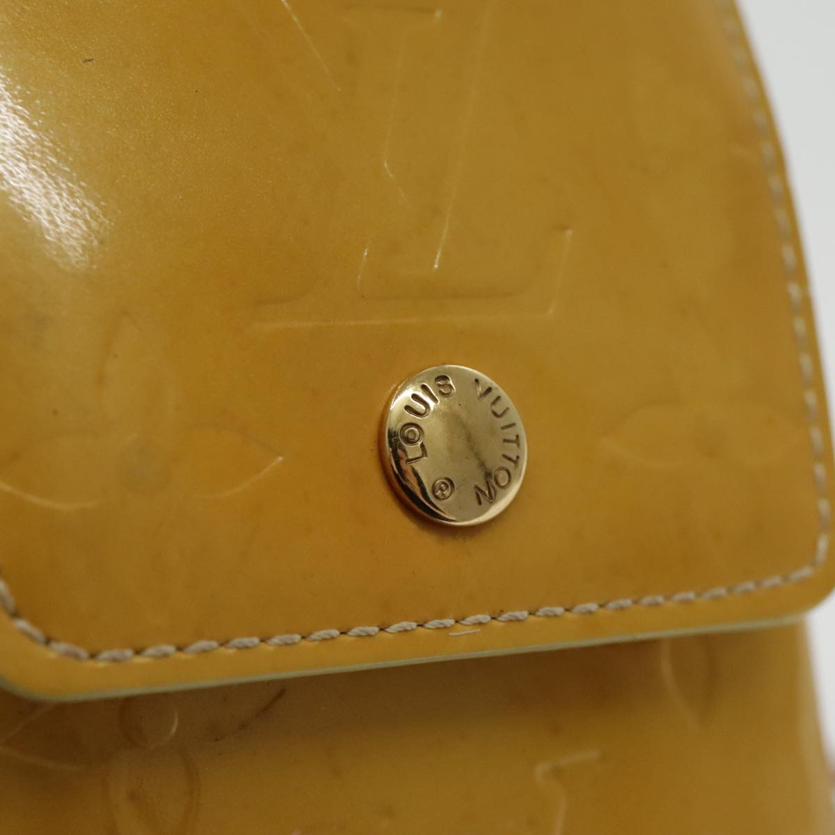 Louis Vuitton Walker Yellow Patent Leather Wallet