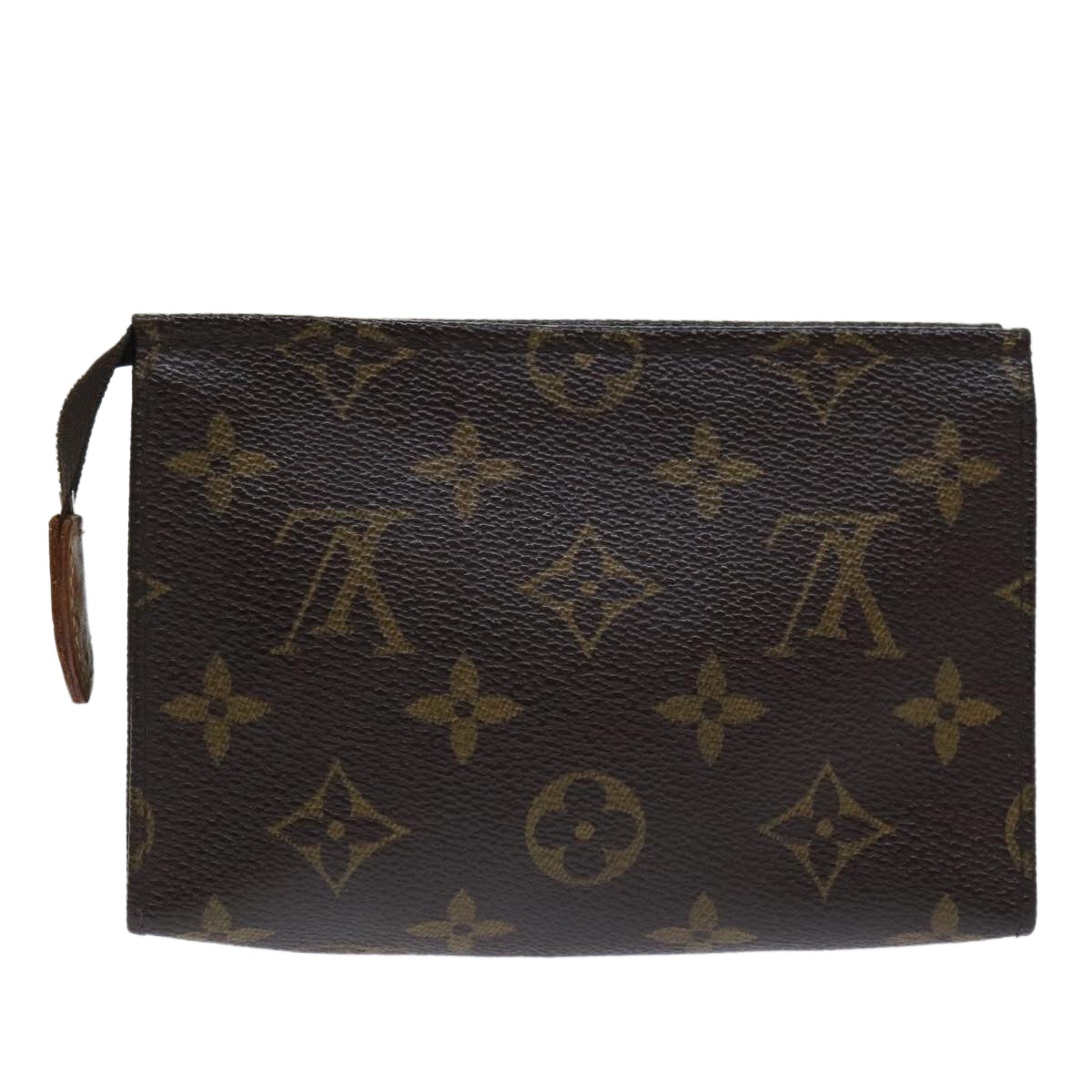 Louis Vuitton Poche Toilette 15 Brown Canvas Clutch Bag