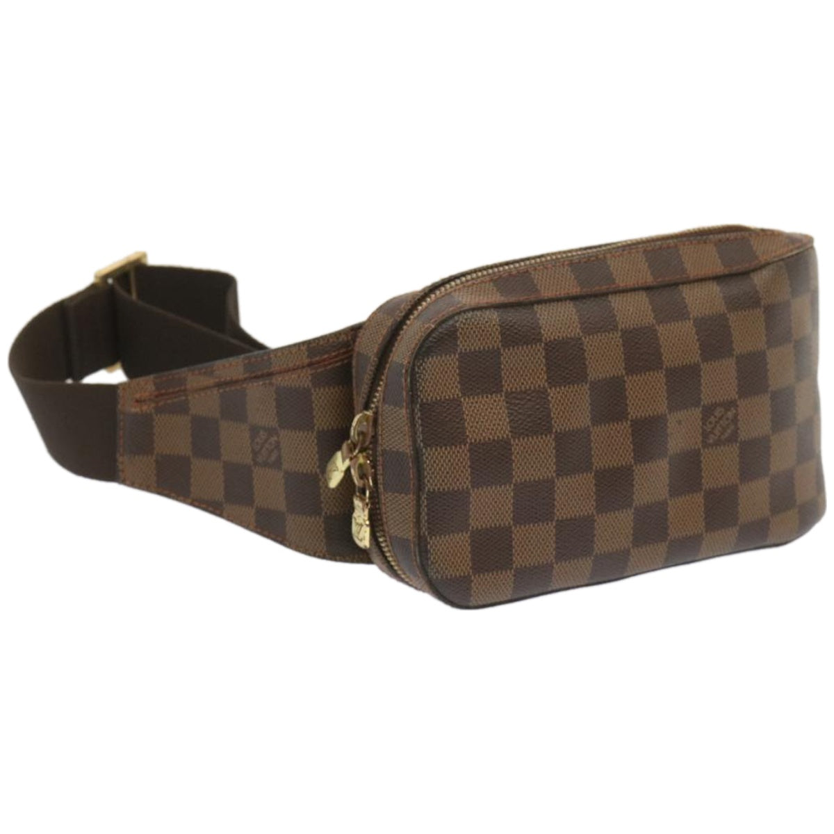 Louis Vuitton Geronimos Brown Canvas Shoulder Bag