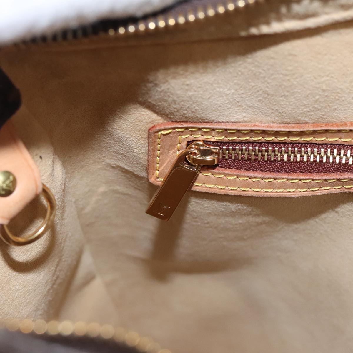 Louis Vuitton Looping Gm Brown Canvas Shoulder Bag