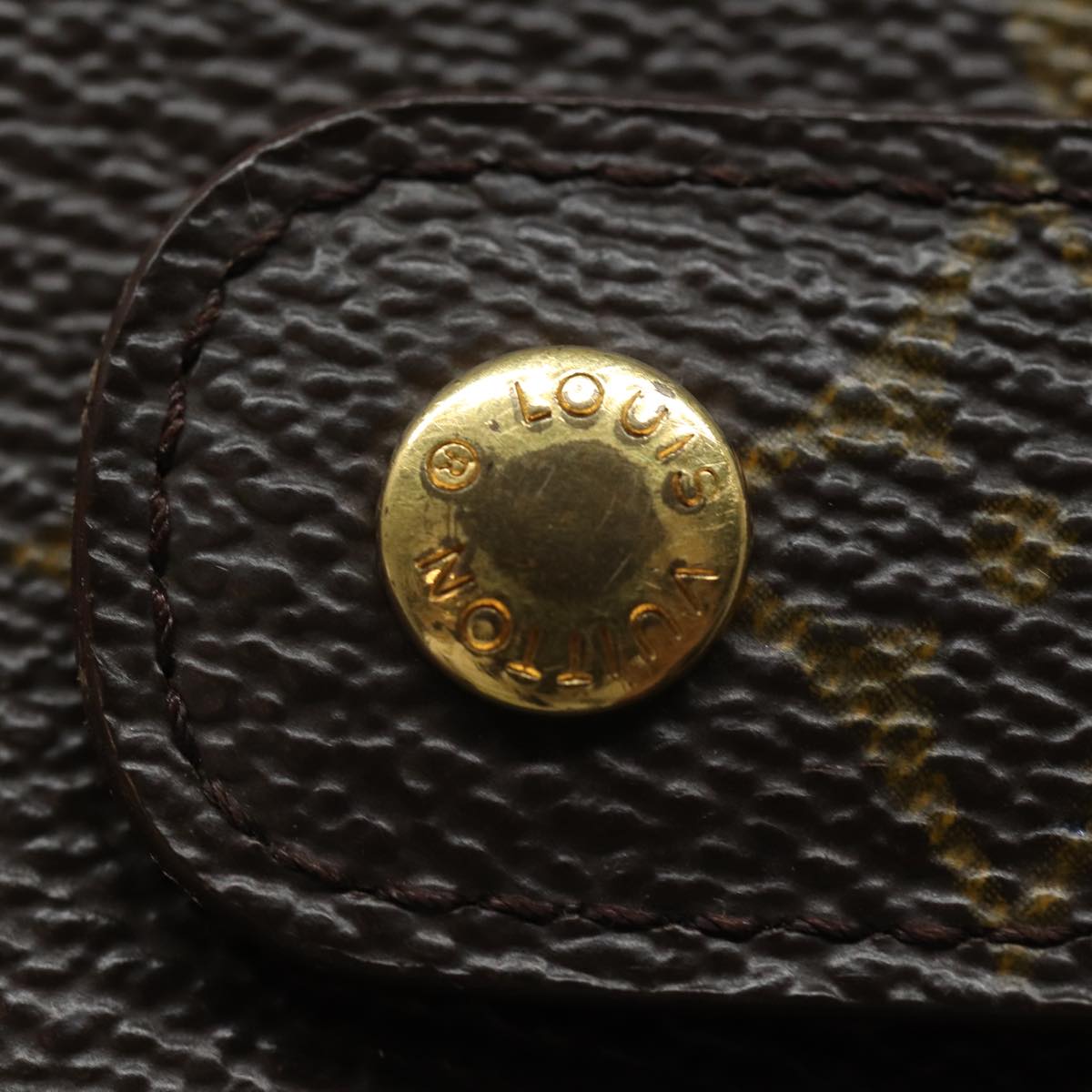 Louis Vuitton Agenda Cover Brown Canvas Wallet
