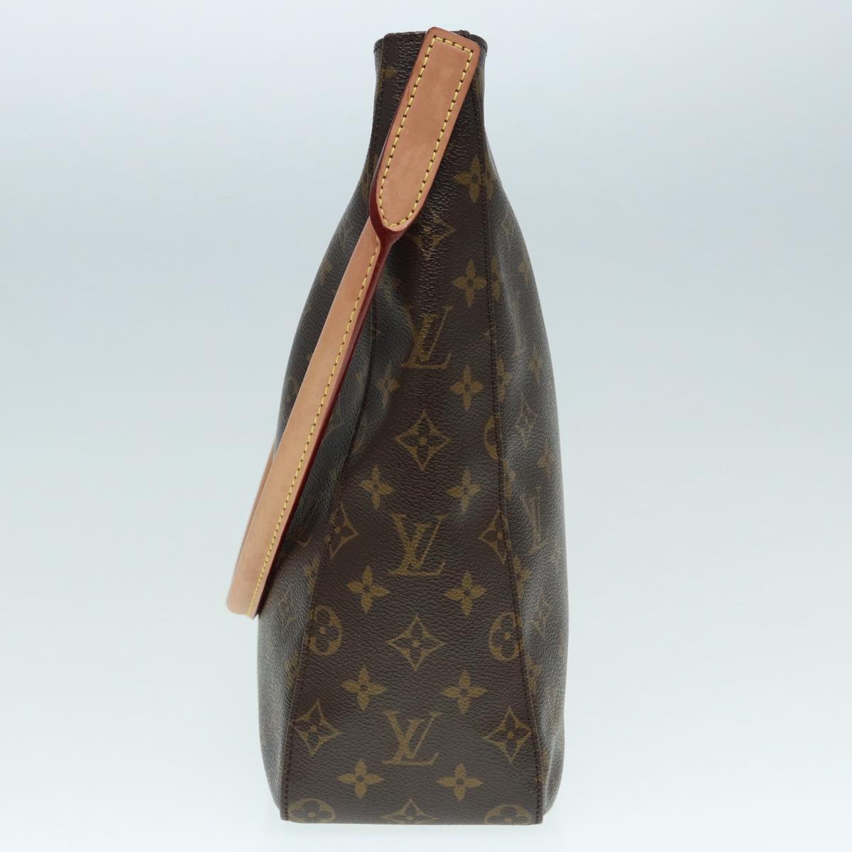 Louis Vuitton Looping Gm Brown Canvas Shoulder Bag