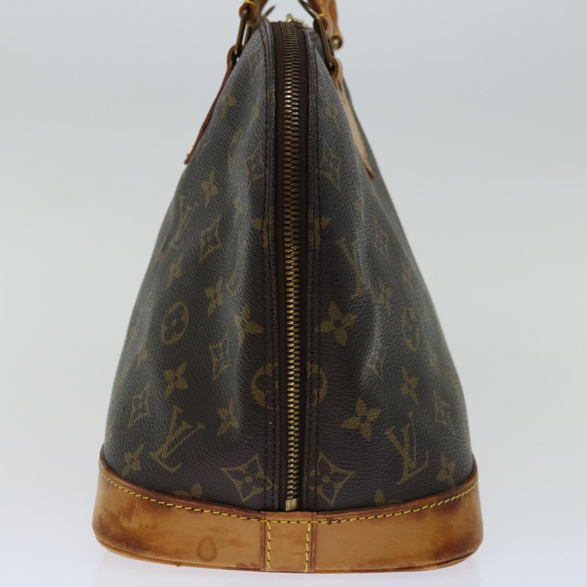 Louis Vuitton Alma Brown Canvas Handbag