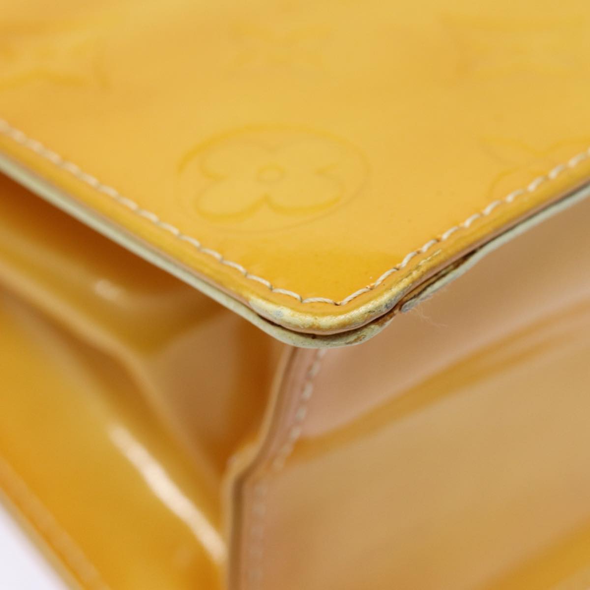 Louis Vuitton Spring Street Yellow Patent Leather Handbag