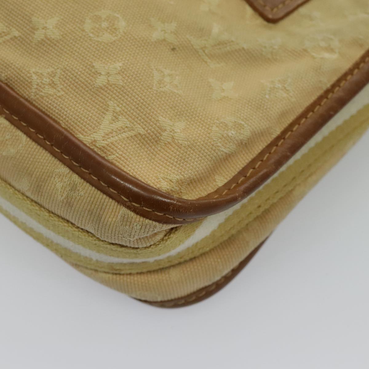Louis Vuitton Catherine Beige Canvas Shoulder Bag