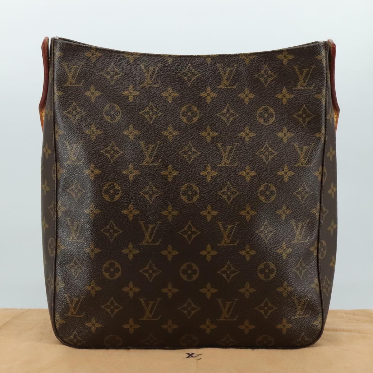 Louis Vuitton Looping Gm Brown Canvas Shoulder Bag