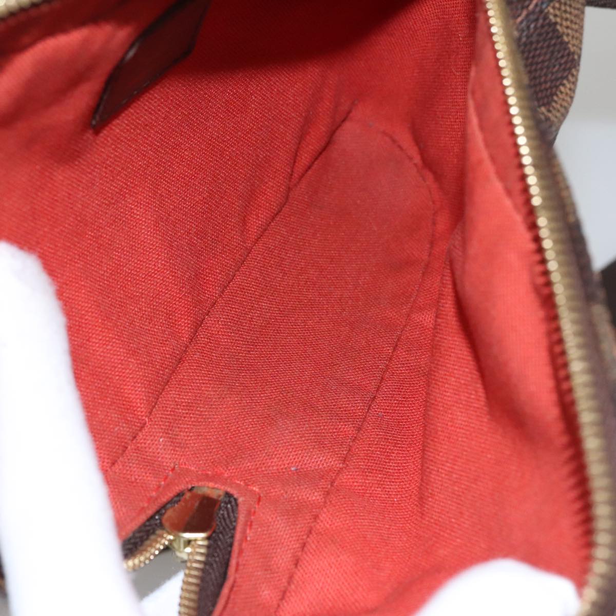 Louis Vuitton Geronimos Brown Canvas Shoulder Bag