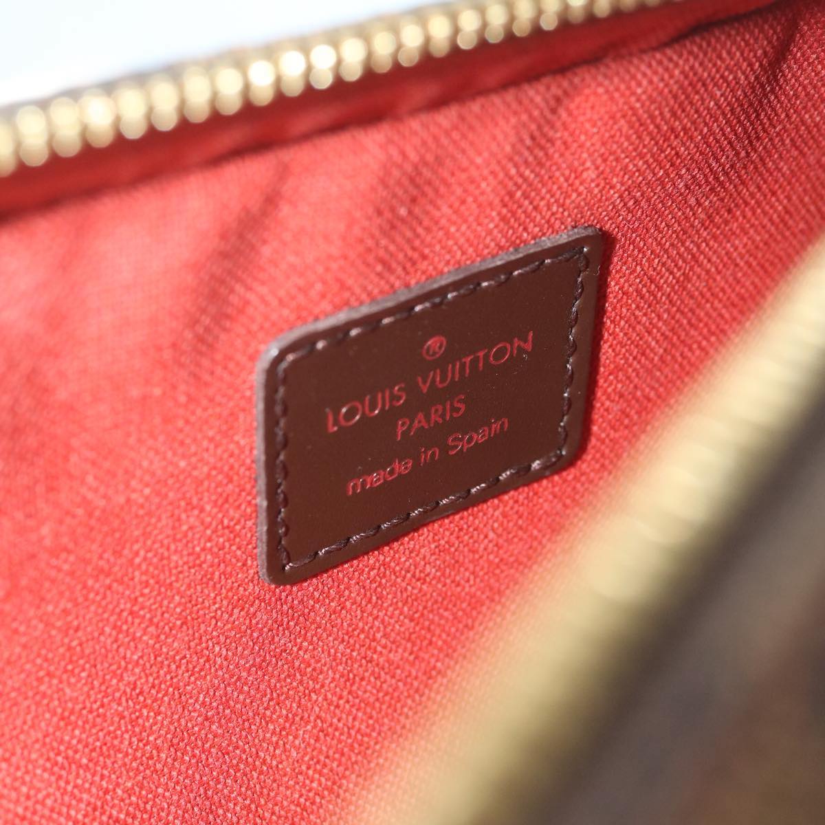 Louis Vuitton Geronimo Brown Canvas Shoulder Bag