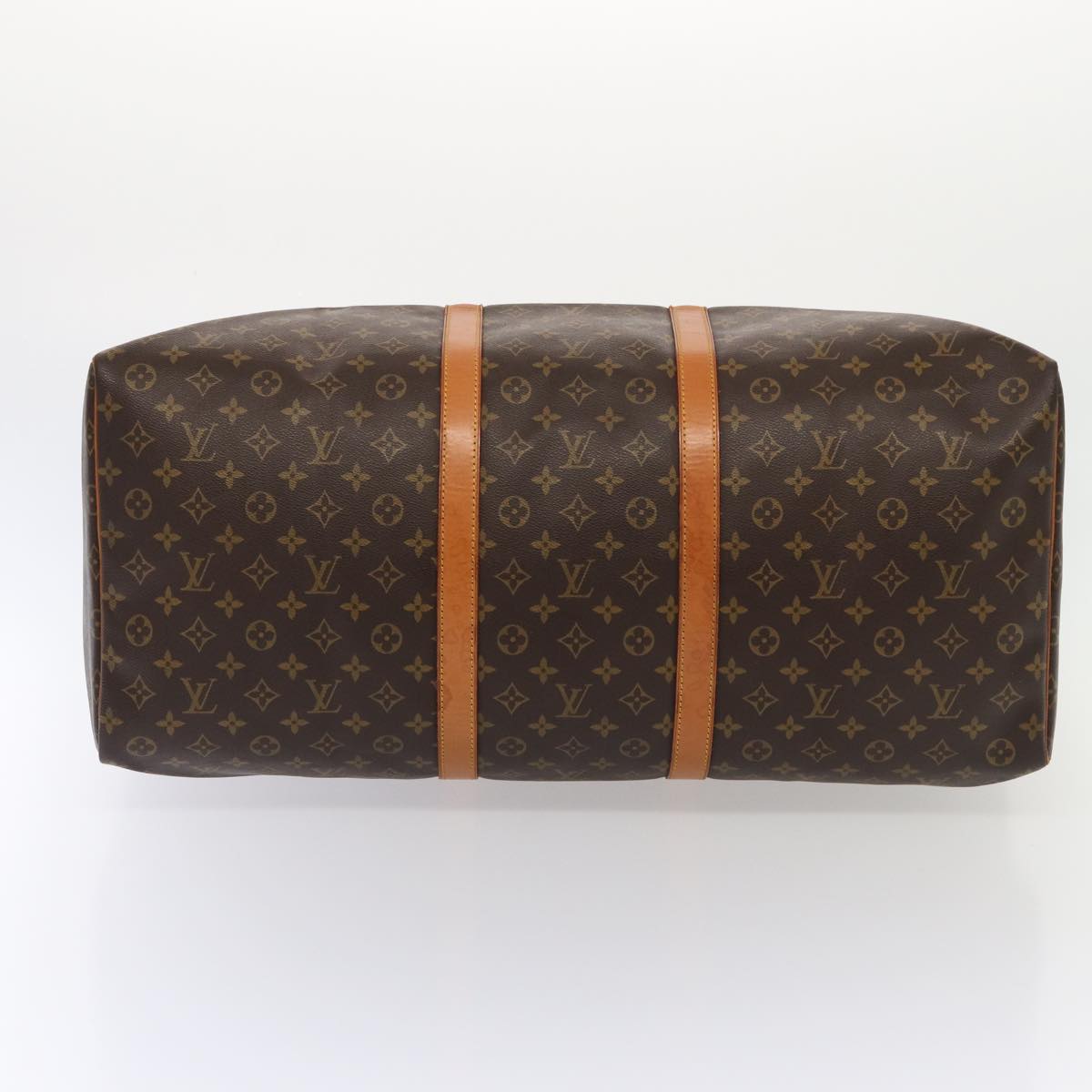 Louis Vuitton Keepall 60 Brown Canvas Travel Bag