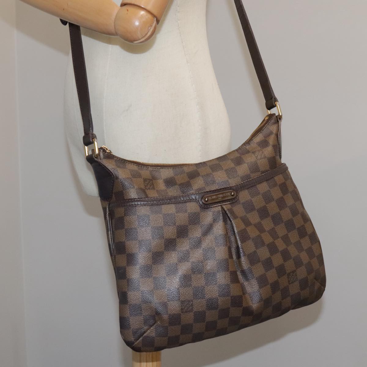 Louis Vuitton Bloomsbury Brown Canvas Shoulder Bag