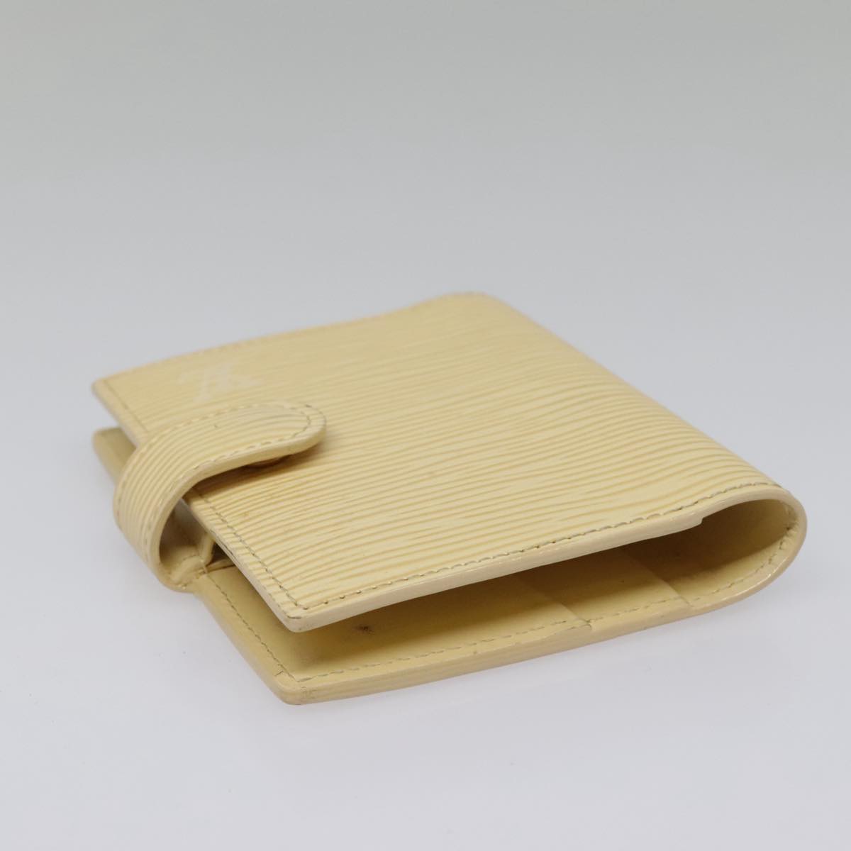 Louis Vuitton Agenda Cover Beige Leather Wallet