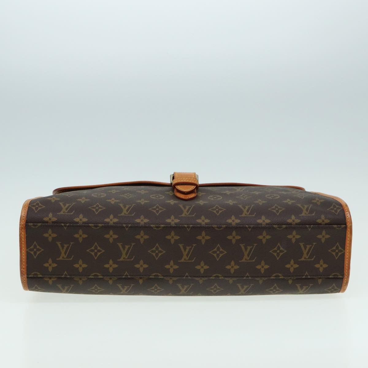 Louis Vuitton Beverly Brown Canvas Handbag