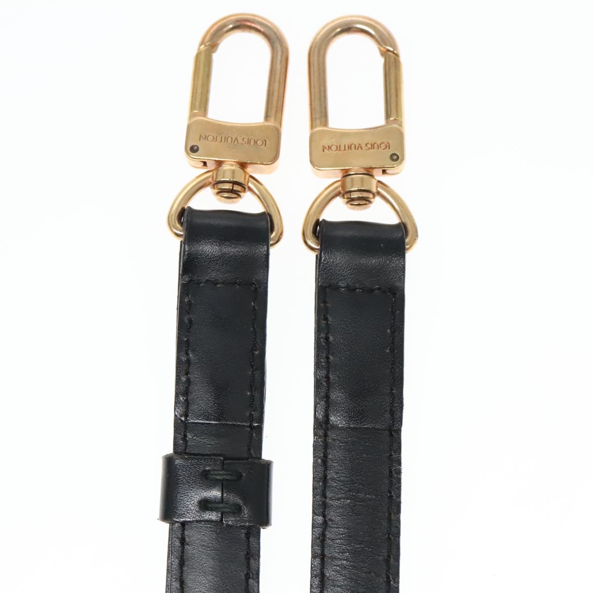 Louis Vuitton Bandoulière De Sac Black Leather Bag Jewelry