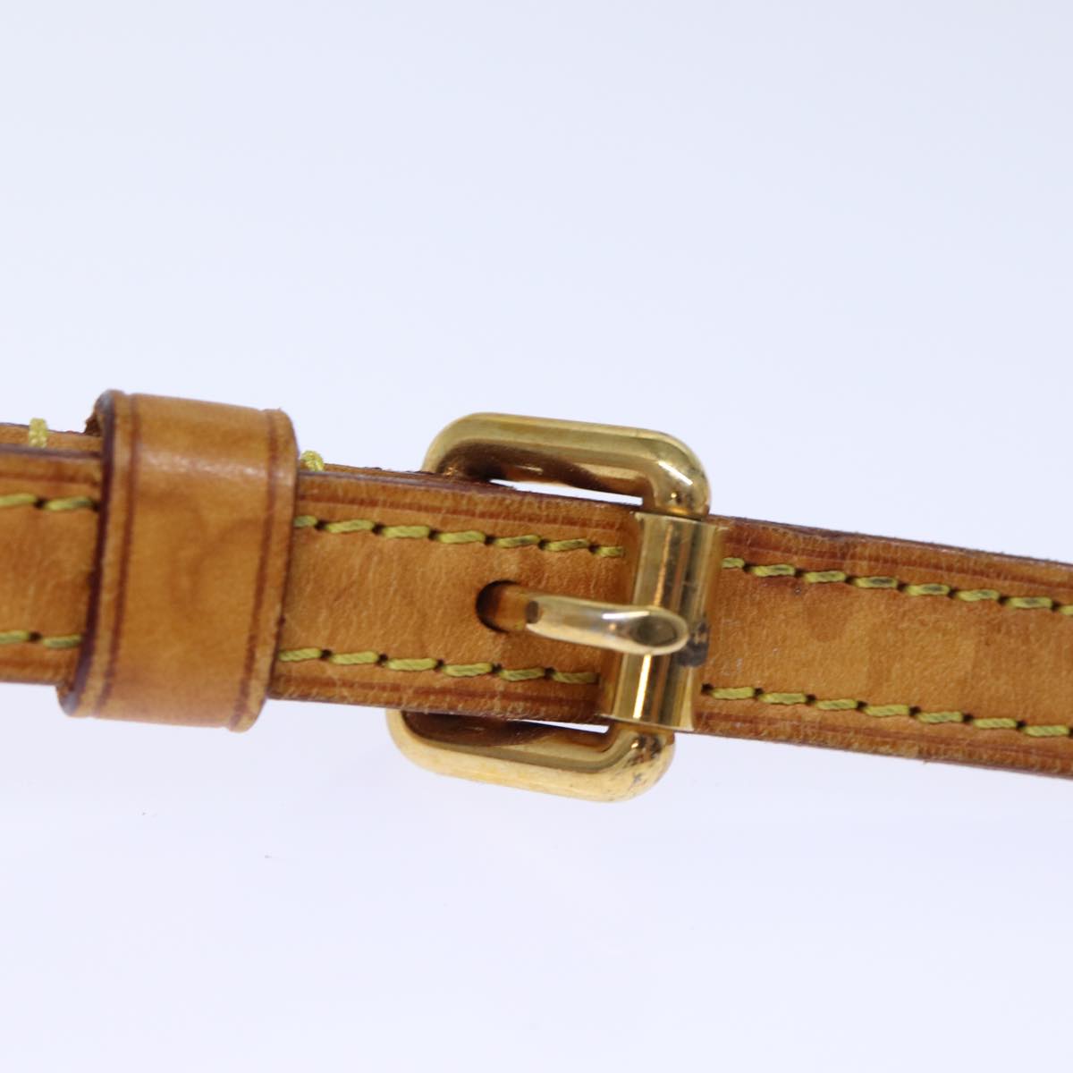 Louis Vuitton Shoulder Strap Beige Leather Bag Jewelry