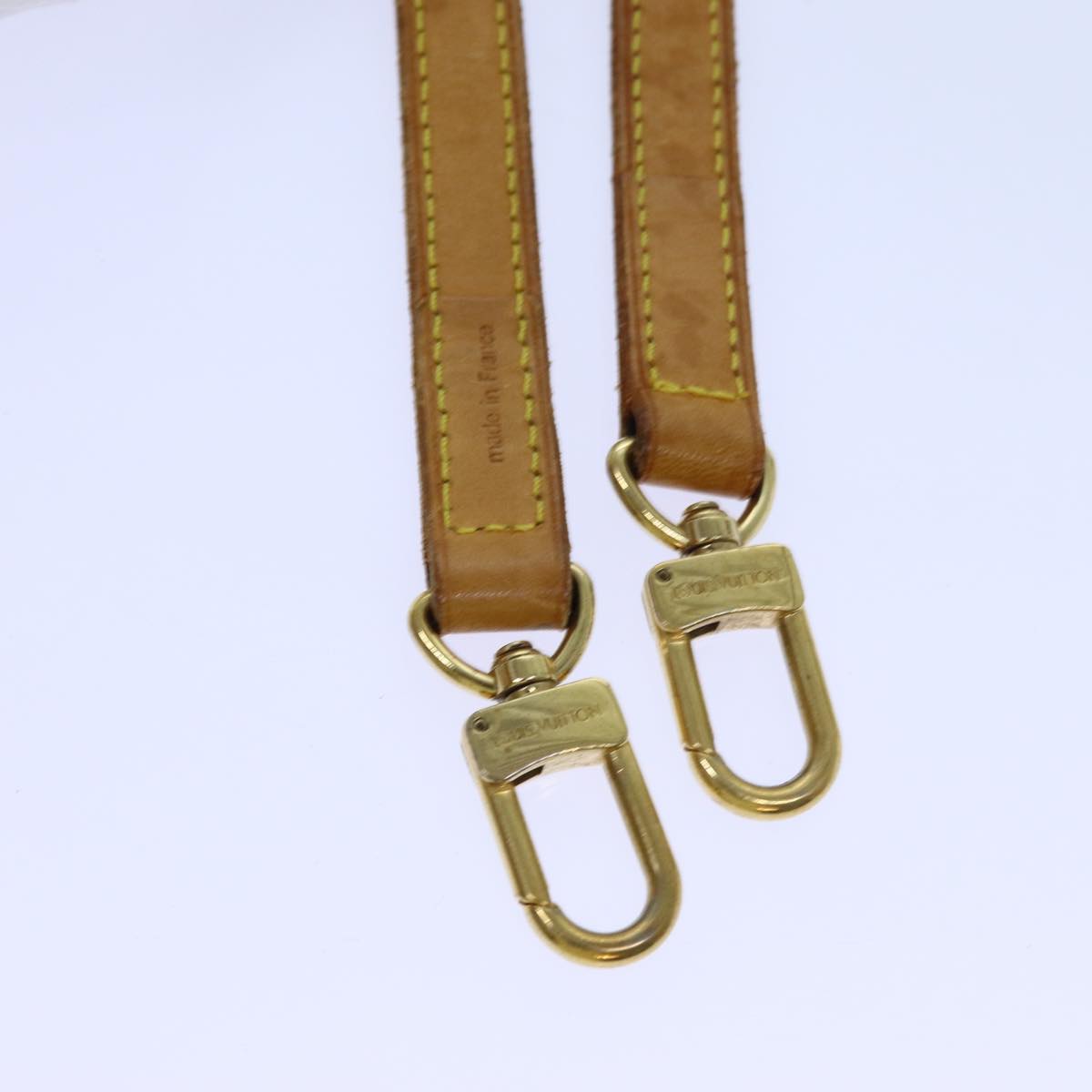 Louis Vuitton Bandoulière De Sac Beige Leather Bag Jewelry