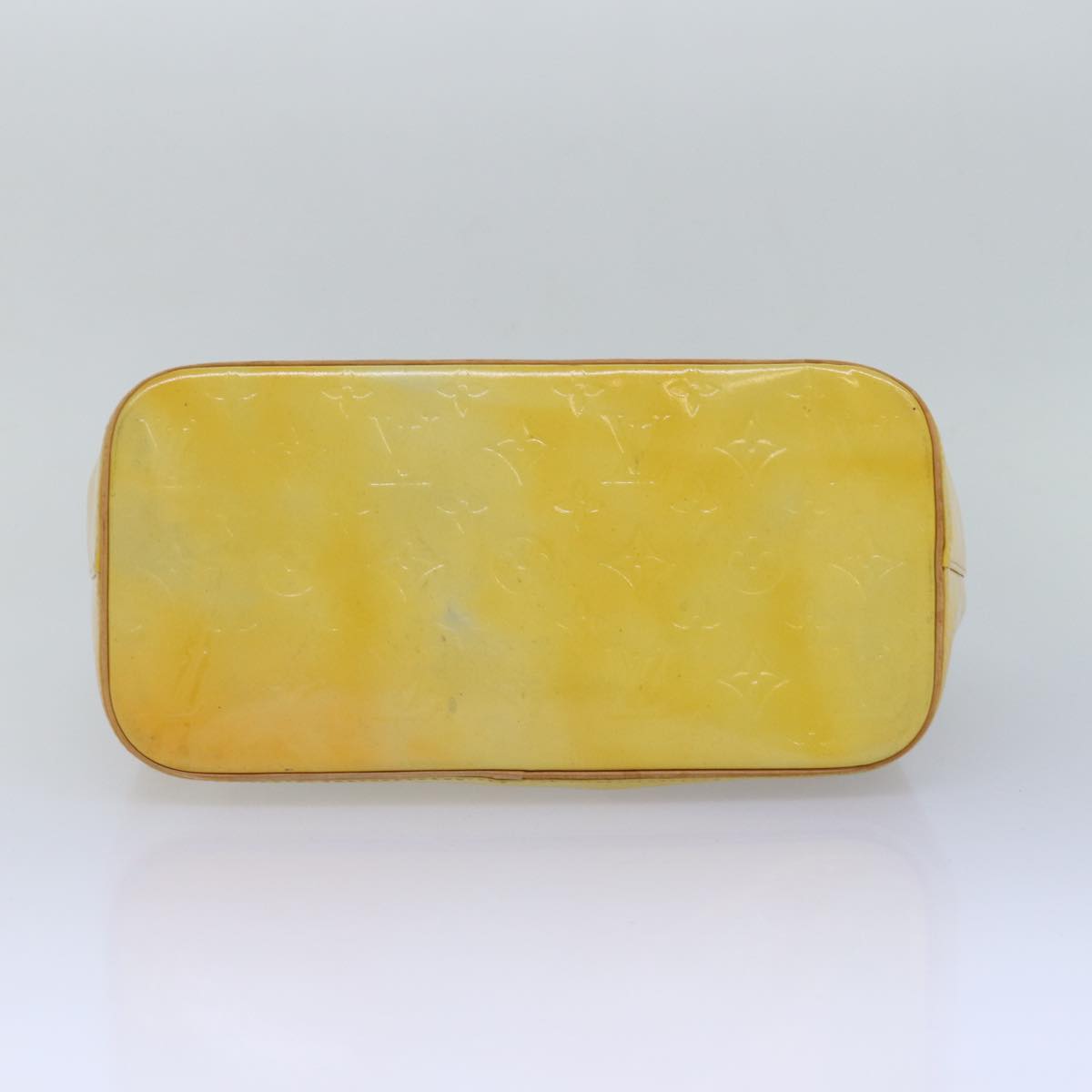 Louis Vuitton Houston Yellow Patent Leather Handbag