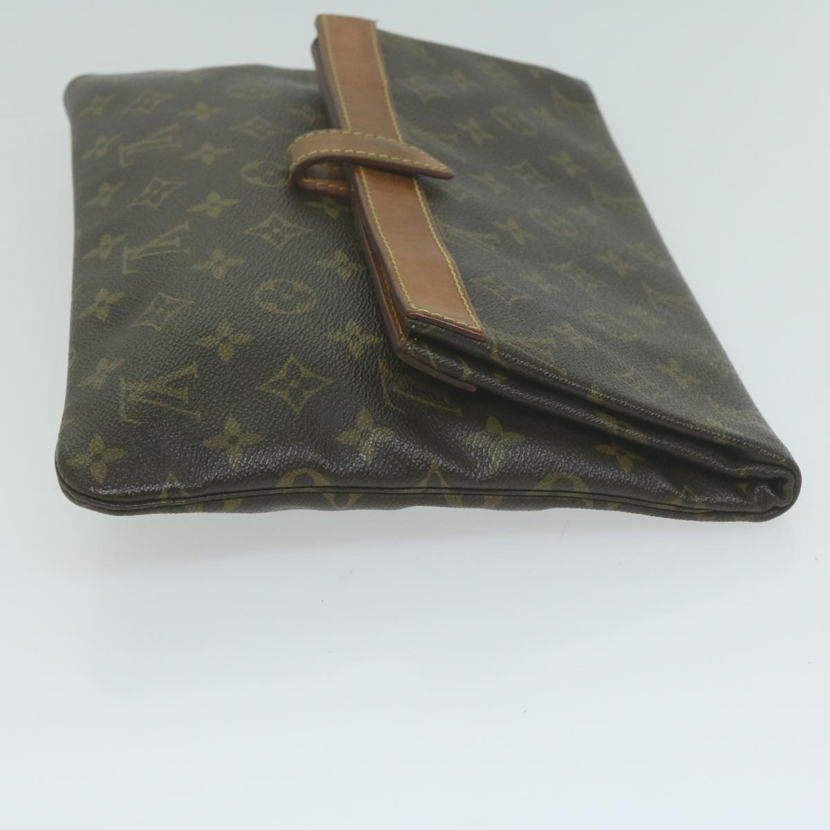 Louis Vuitton Pochette Brown Canvas Clutch Bag