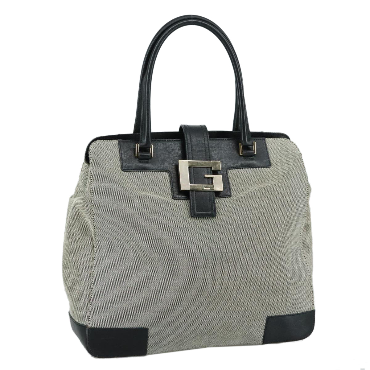 Gucci Square G Grey Canvas Tote Bag