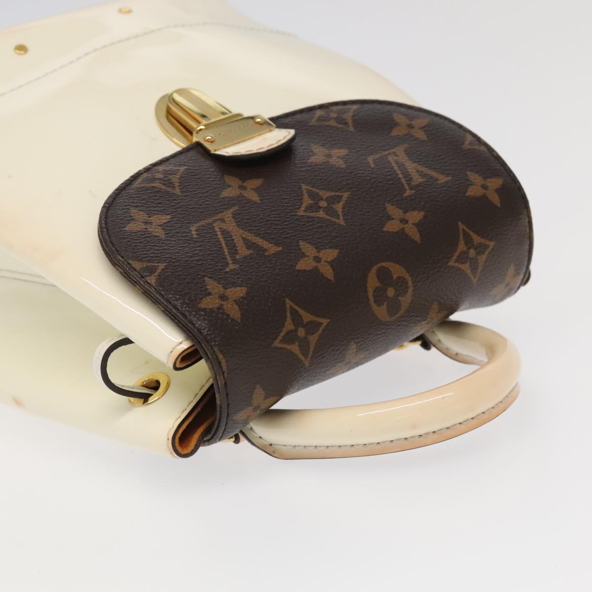 Louis Vuitton Hot Springs White Leather Backpack Bag