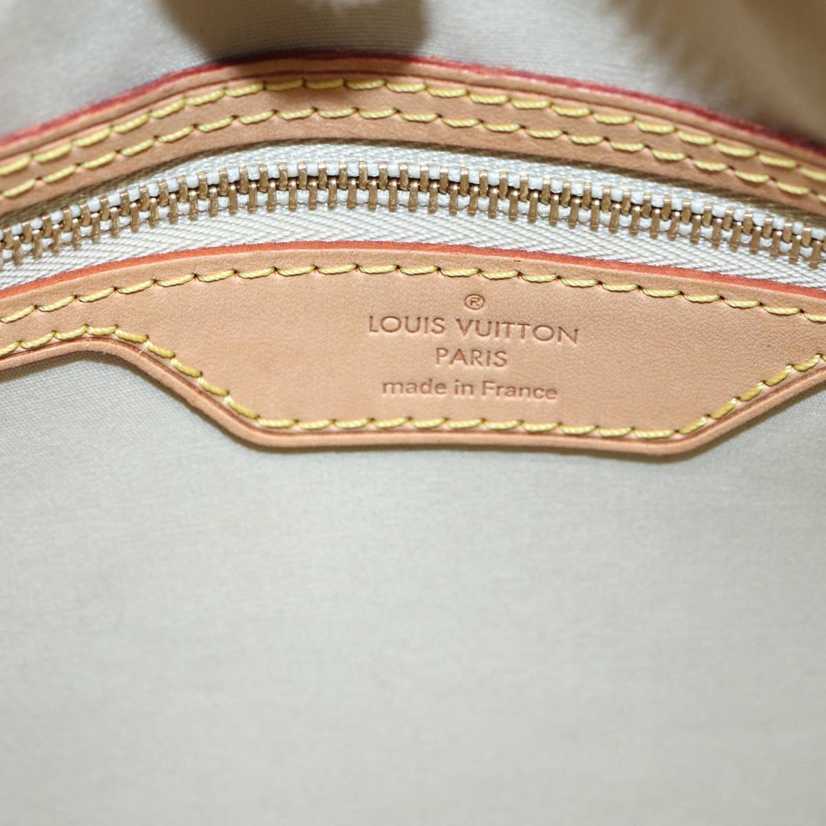 Louis Vuitton Brea Yellow Patent Leather Handbag