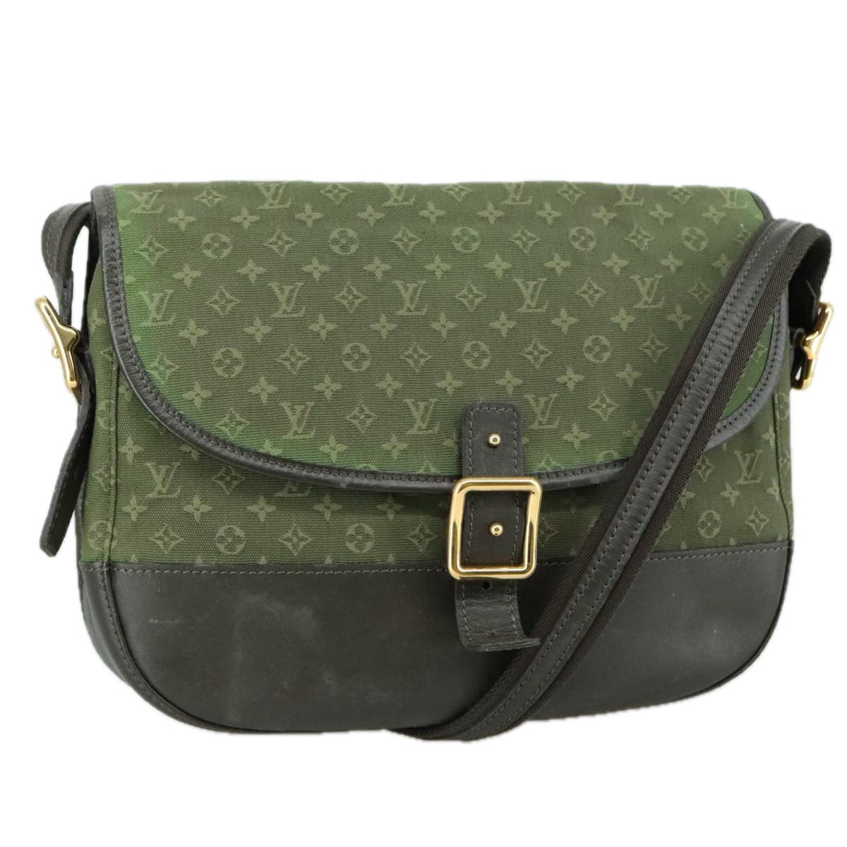 Louis Vuitton Marjorie Khaki Canvas Shoulder Bag