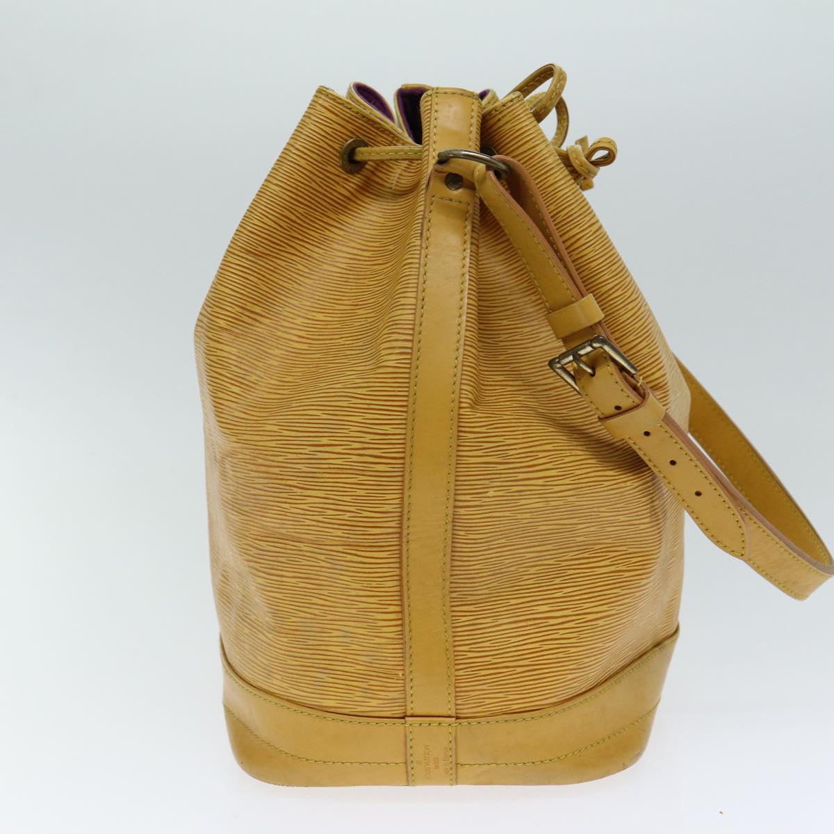 Louis Vuitton Noe Yellow Leather Shoulder Bag