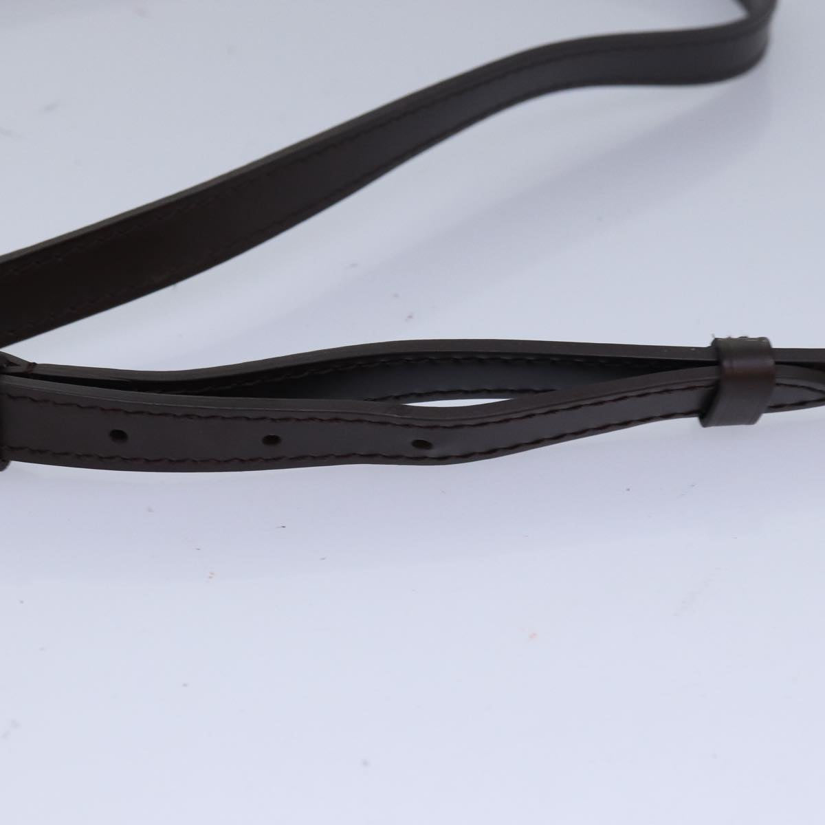 Louis Vuitton Shoulder Strap Brown Leather Bag Jewelry