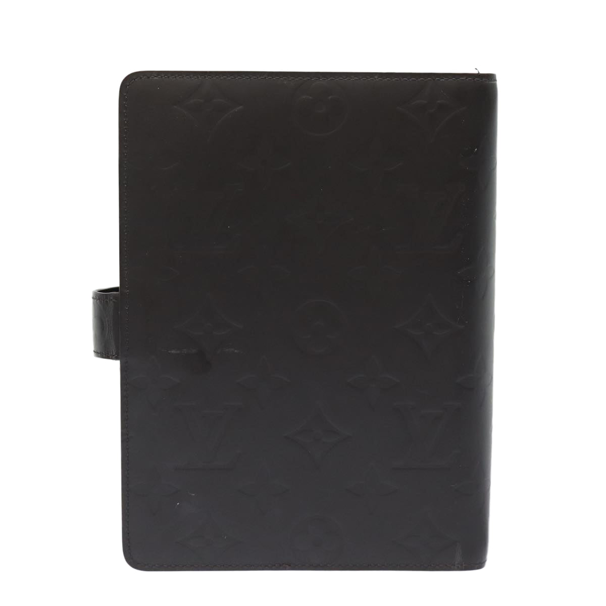 Louis Vuitton Agenda Mm Brown Leather Wallet