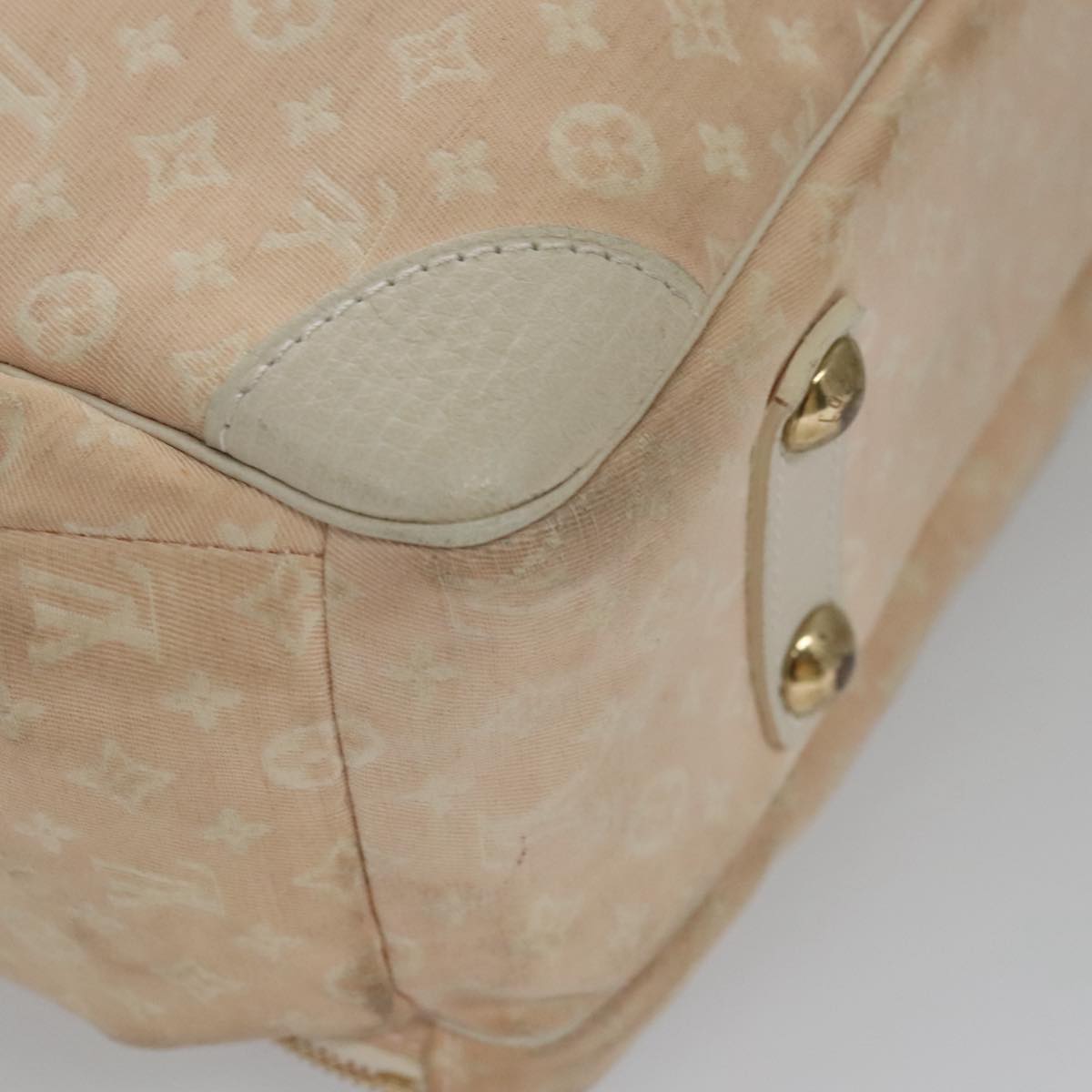 Louis Vuitton Mini Lin Pink Canvas Shoulder Bag