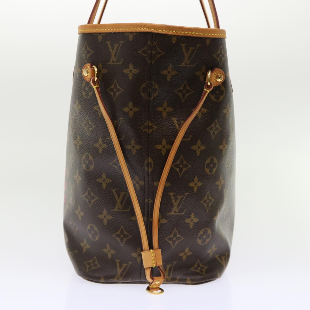 Louis Vuitton Neverfull Mm Brown Canvas Tote Bag