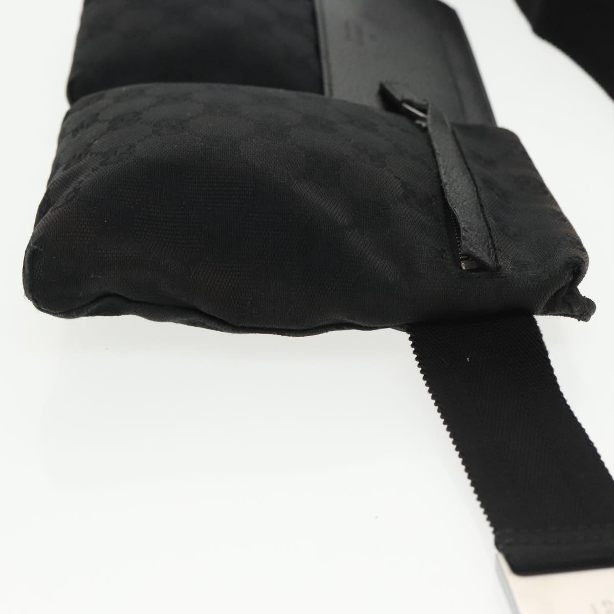 Gucci Black Canvas Shoulder Bag