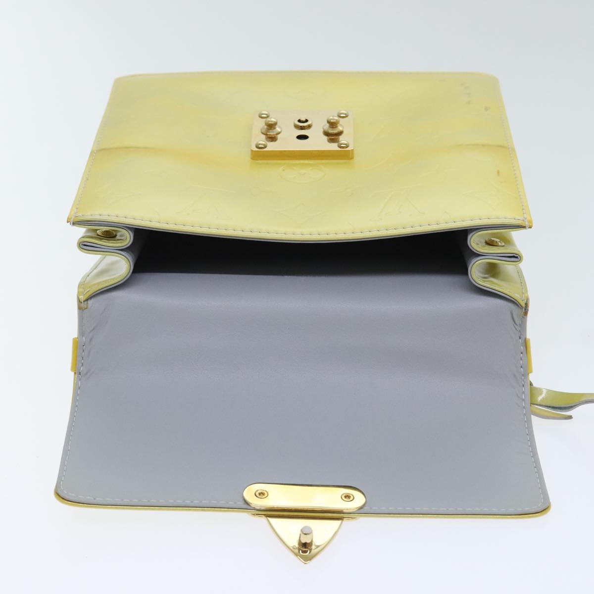 Louis Vuitton Spring Street Yellow Patent Leather Handbag