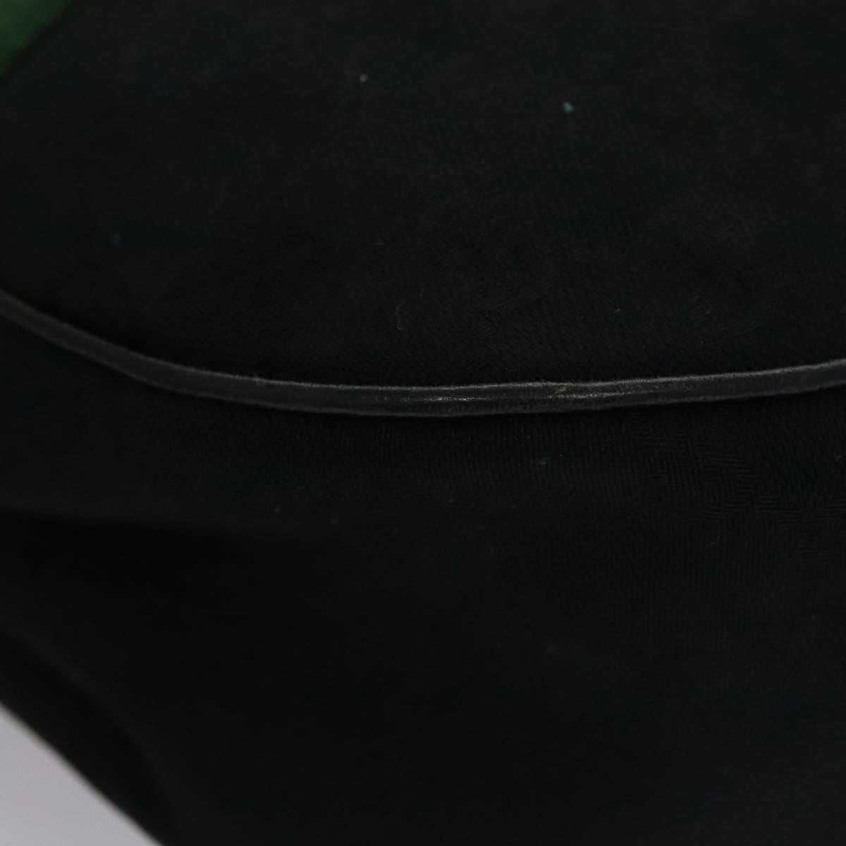 Gucci Sherry Black Canvas Shoulder Bag