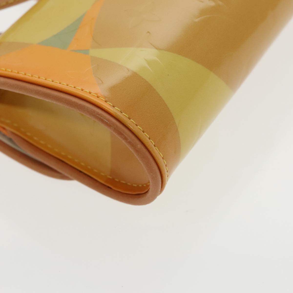 Louis Vuitton Fleur Yellow Patent Leather Shoulder Bag