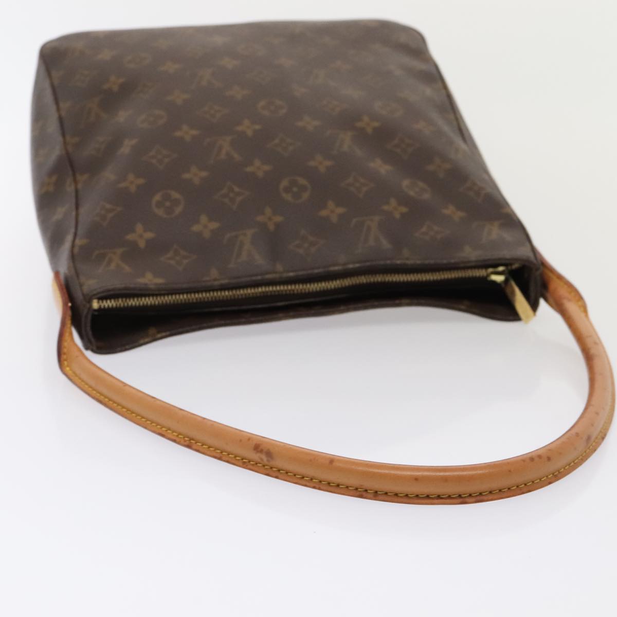 Louis Vuitton Looping Gm Brown Canvas Shoulder Bag