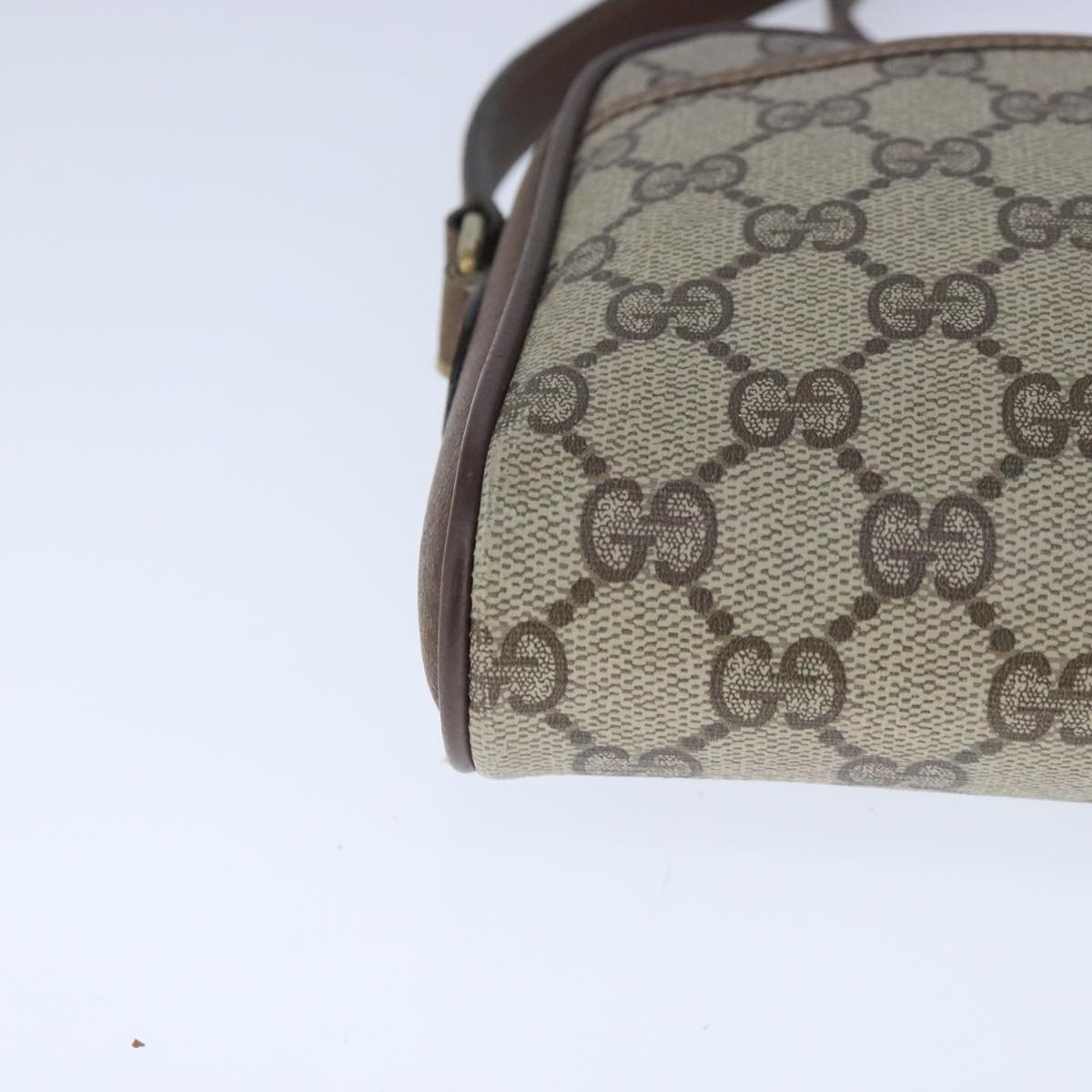 Gucci Sherry Beige Canvas Shoulder Bag