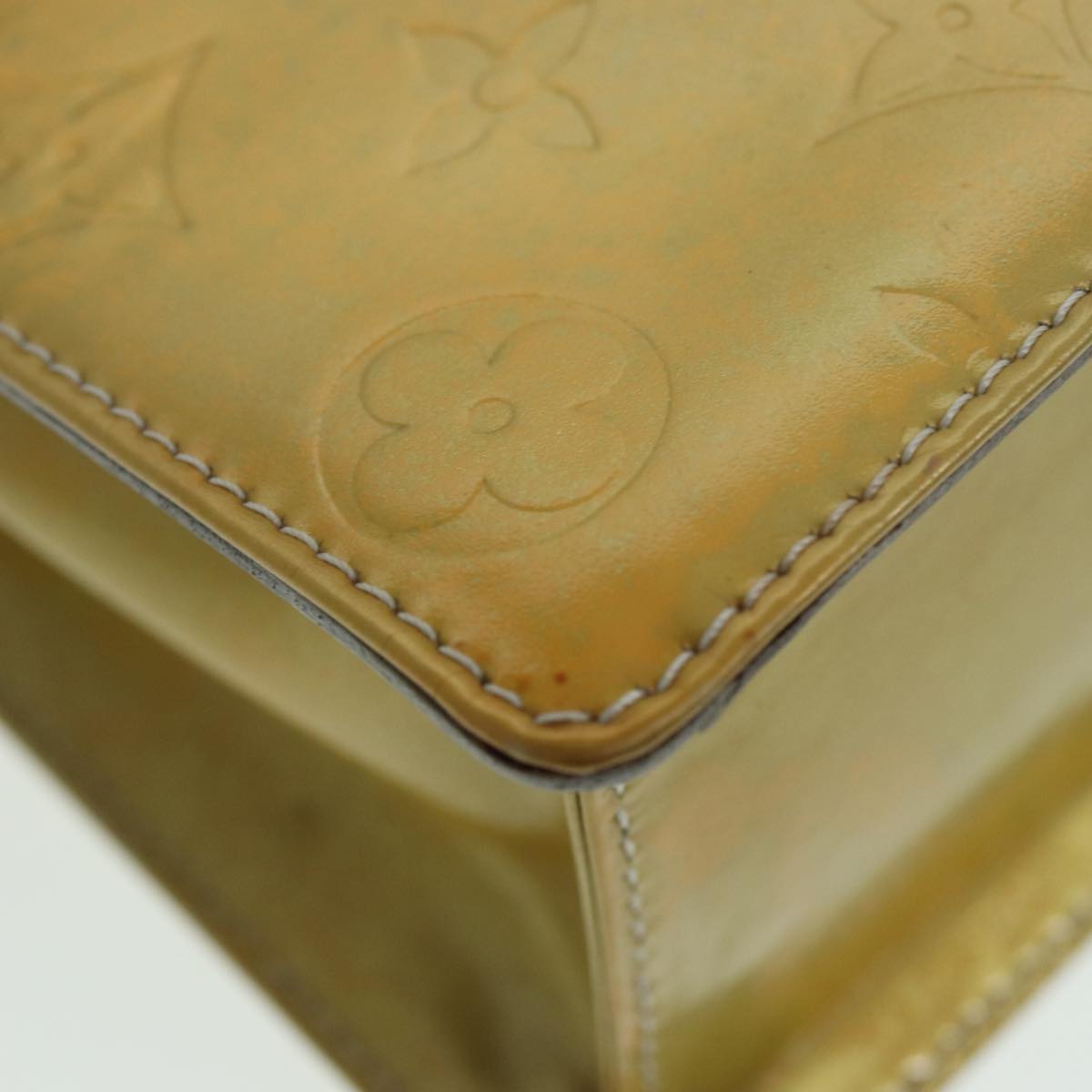 Louis Vuitton Spring Street Yellow Patent Leather Handbag