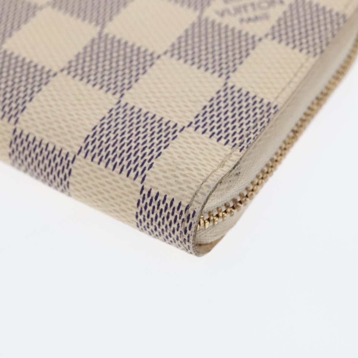 Louis Vuitton Zippy Wallet White Canvas Wallet