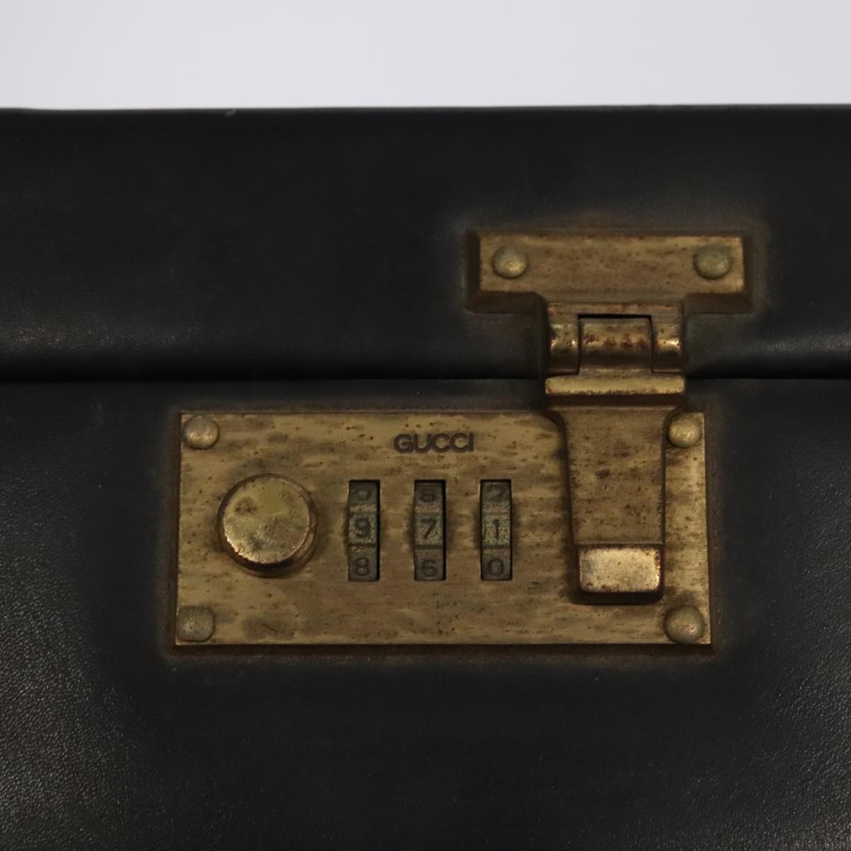 Gucci Business Bag Black Leather Briefcase Bag
