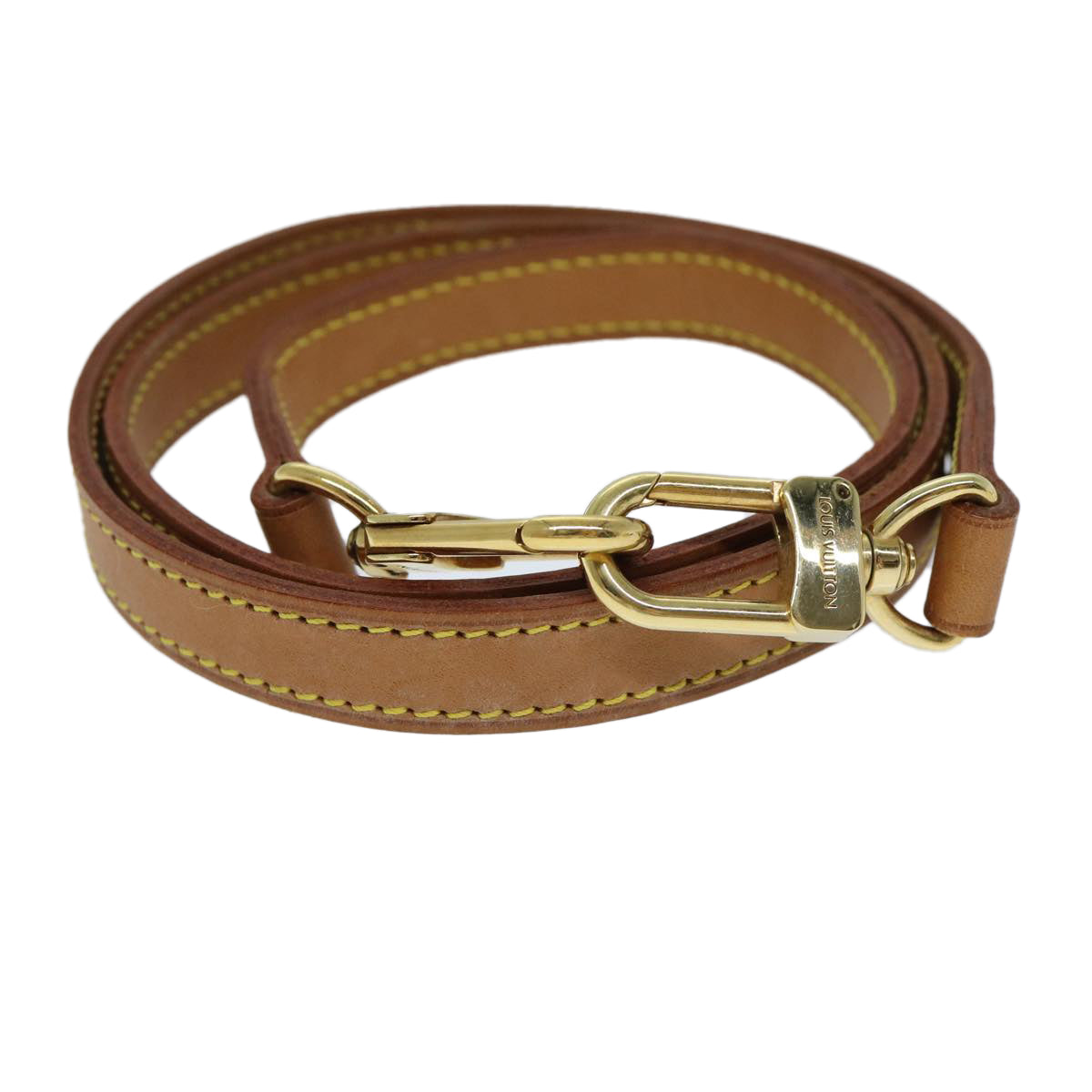 Louis Vuitton Bandoulière De Sac Beige Leather Bag Jewelry ()