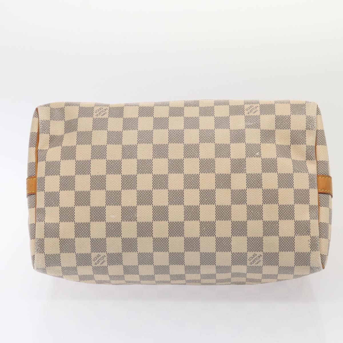 Louis Vuitton Speedy Bandoulière 30 White Canvas Handbag