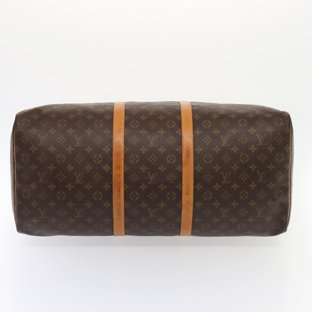 Louis Vuitton Keepall 60 Brown Canvas Travel Bag