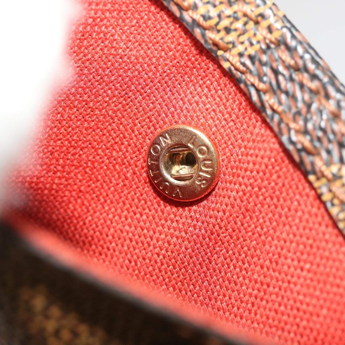 Louis Vuitton Geronimos Brown Canvas Shoulder Bag