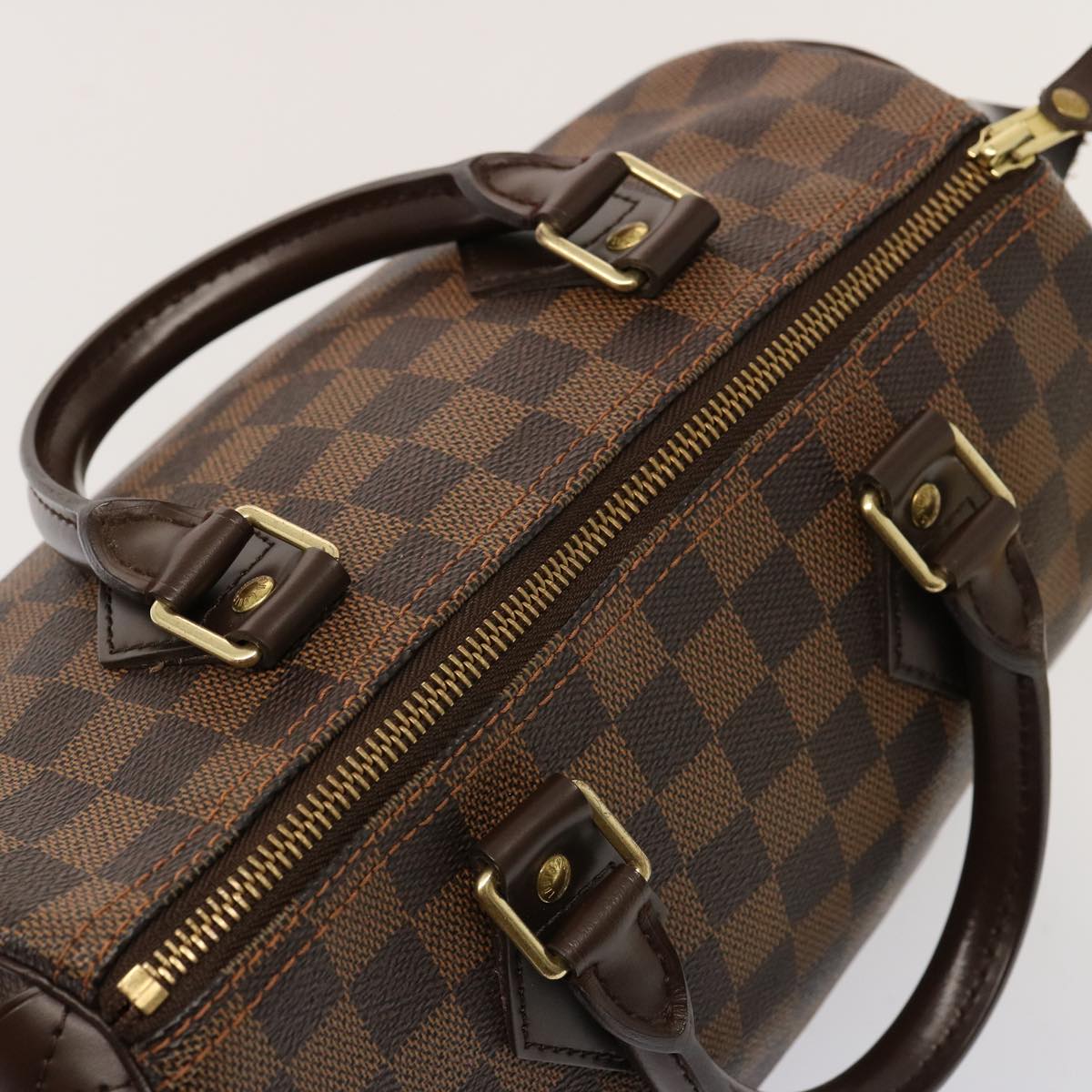 Louis Vuitton Speedy 25 Brown Canvas Handbag