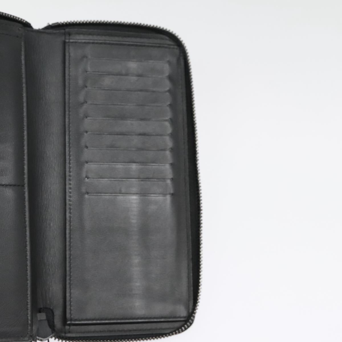 Louis Vuitton Zippy Wallet Vertical Black Leather Wallet