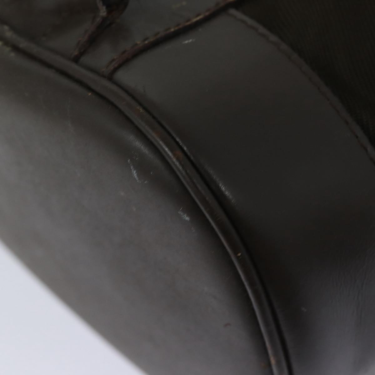 Gucci Bamboo Brown Synthetic Backpack Bag