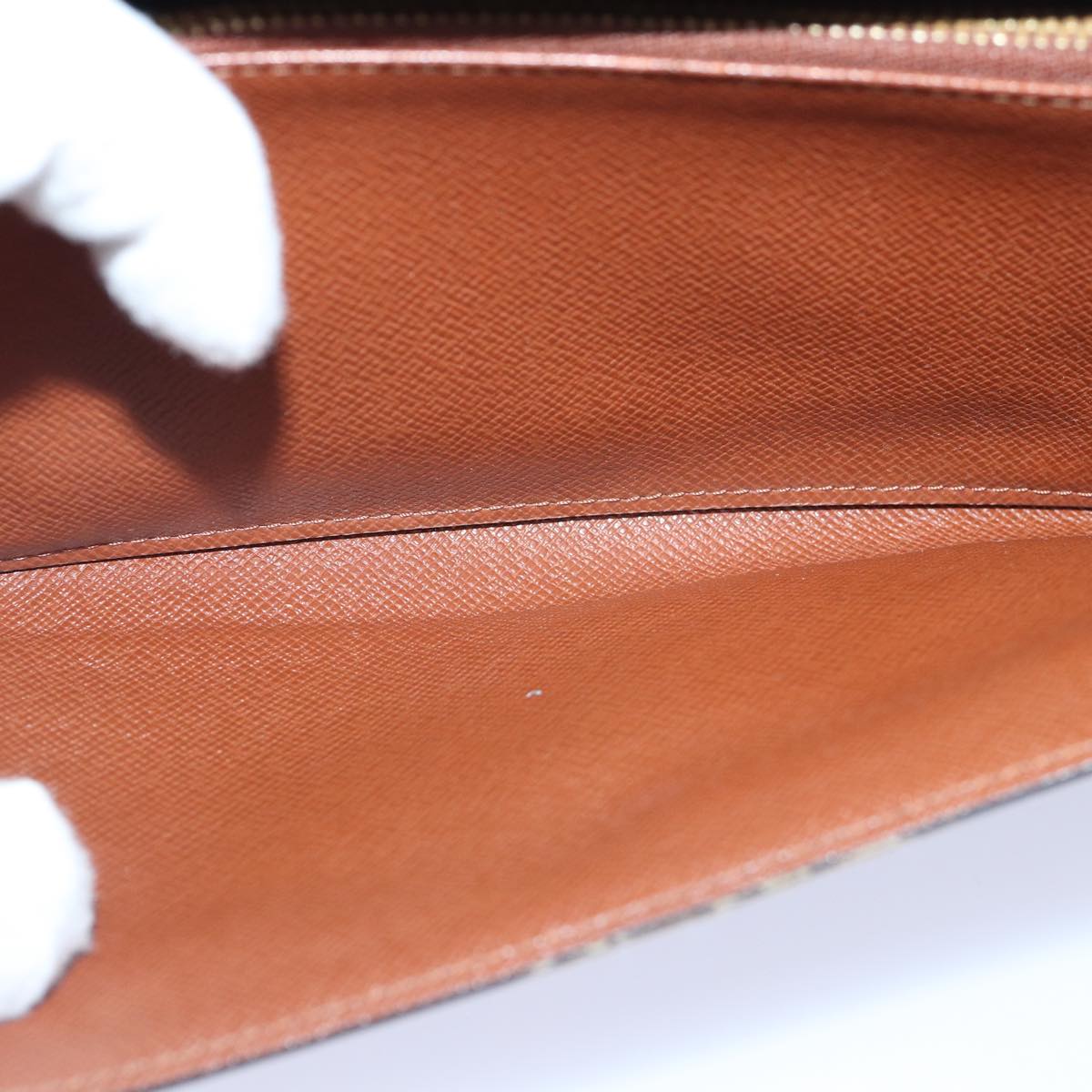 Louis Vuitton Portefeuille Sarah Khaki Canvas Wallet
